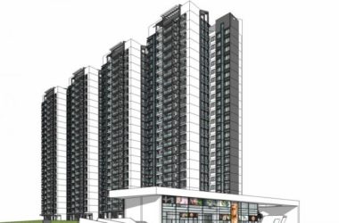 Sketchup住宅模型|高层住宅,现代风格,23层-BIM建筑网