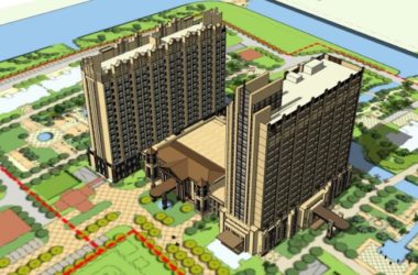 Sketchup住宅模型|高层住宅,会所,古典风格,15层-BIM建筑网