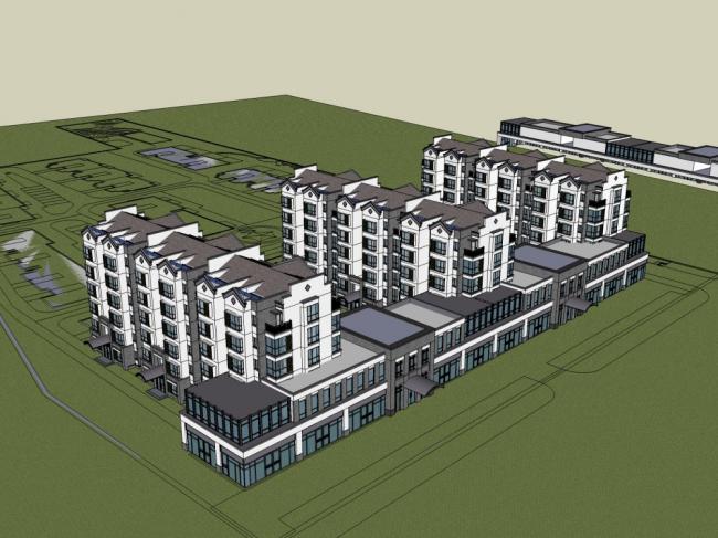 Sketchup住宅模型|多层住宅,现代风格 Sketchup住宅模型|多层住宅,现代风格