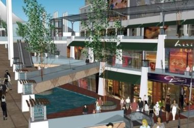 Sketchup商业模型|下沉商业广场，现代风格-BIM建筑网