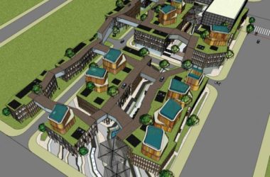 Sketchup商业模型|多层商业街，现代风格-BIM建筑网