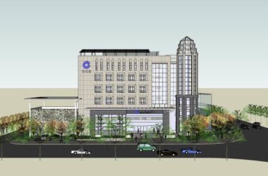 Sketchup办公模型|多层办公楼,现代风格-BIM建筑网