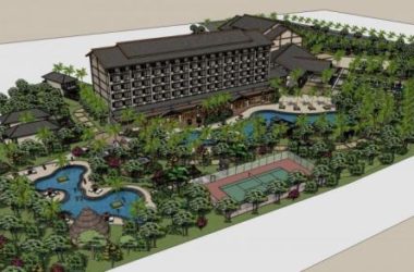Sketchup酒店模型|多层度假酒店,东南亚风格-BIM建筑网