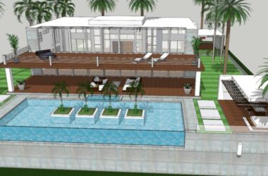 Sketchup酒店模型|多层酒店别墅,现代风格-BIM建筑网