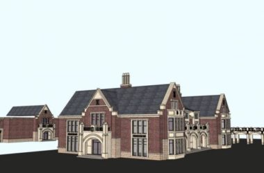 Sketchup商业模型|低层会所,欧式古典风格-BIM建筑网