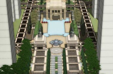 Sketchup住宅模型|高层住宅,古典风格,18层-BIM建筑网