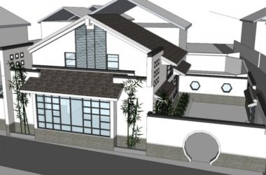 Sketchup住宅模型|多层住宅,古典风格-BIM建筑网