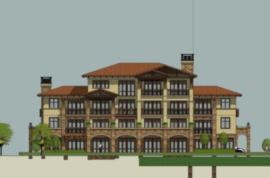 Sketchup住宅模型|多层住宅公寓,古典风格-BIM建筑网