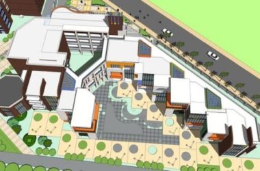 Sketchup学校模型|多层学校,小学,教学楼,曲面屋面,教育建筑,现代风格-BIM建筑网