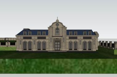 Sketchup商业模型|多层商业建筑,法式古典风格-BIM建筑网