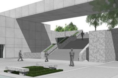 Sketchup文化模型|多层展馆,广场景观设计,文化建筑,现代风格-BIM建筑网