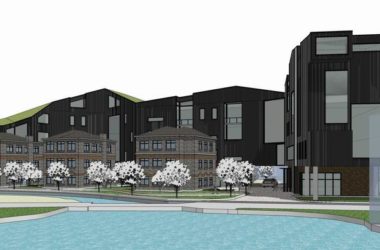 Sketchup学校模型|多层艺校学校,职业学校校园教育建筑,现代风格-BIM建筑网