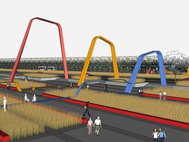 Sketchup景观模型|公园景观,现代风格 Sketchup景观模型|公园景观,现代风格