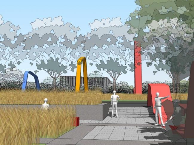 Sketchup景观模型|公园景观,现代风格 Sketchup景观模型|公园景观,现代风格