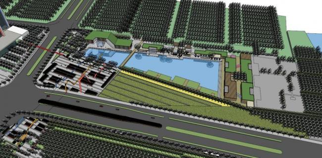 Sketchup景观模型|公园景观,现代风格 Sketchup景观模型|公园景观,现代风格