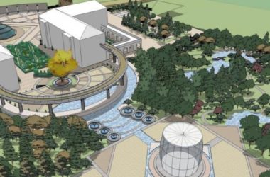 Sketchup景观模型|公园景观,现代风格-BIM建筑网