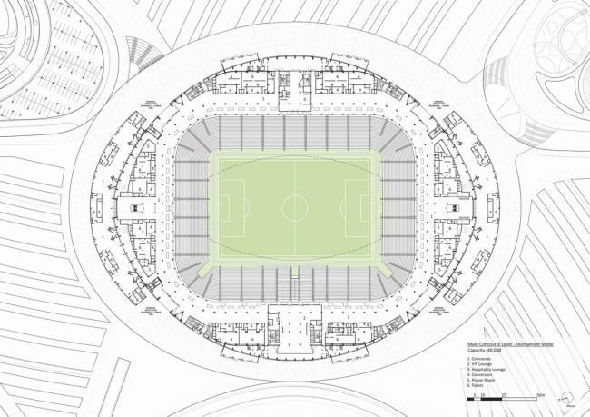 BIM建筑|仿佛海上扬起的船帆:2022年世界杯主赛场 / 扎哈·哈迪德建筑事务所 BIM建筑|仿佛海上扬起的船帆:2022年世界杯主赛场 / 扎哈·哈迪德建筑事务所