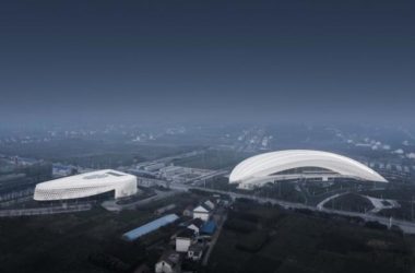 BIM建筑|天高海阔,如同年夜海上翻腾的白色巨浪:如东体育中间 / 同济年夜学建筑设计研讨院-BIM建筑网