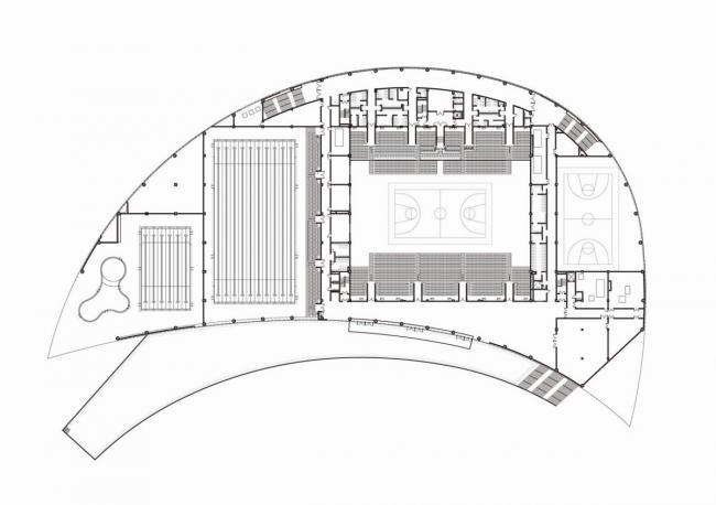BIM建筑|天高海阔,如同年夜海上翻腾的白色巨浪:如东体育中间 / 同济年夜学建筑设计研讨院 BIM建筑|天高海阔,如同年夜海上翻腾的白色巨浪:如东体育中间 / 同济年夜学建筑设计研讨院