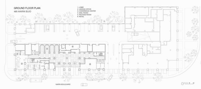 BIM建筑|荒凉丛生中的红色“山谷”:485 Marin 室第楼 BIM建筑|荒凉丛生中的红色“山谷”:485 Marin 室第楼
