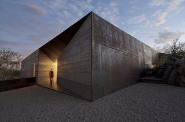 BIM建筑|粗野主义,禅宗花圃——戈壁中的精巧室第-BIM建筑网