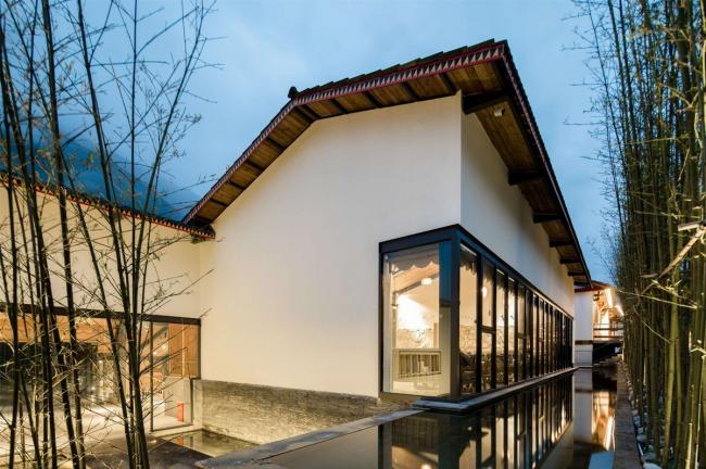 BIM建筑|邻接峡谷,融进聚落:黑竹沟禅驿精品酒店招待中间 / 研筑舍建筑设计 BIM建筑|邻接峡谷,融进聚落:黑竹沟禅驿精品酒店招待中间 / 研筑舍建筑设计