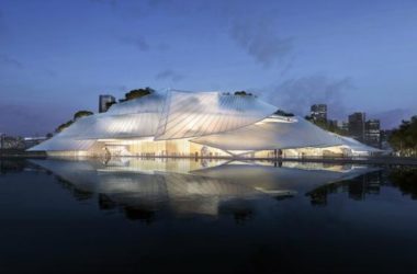 BIM建筑|“一叶轻船”—— MAD博得义乌年夜剧院设计权-BIM建筑网