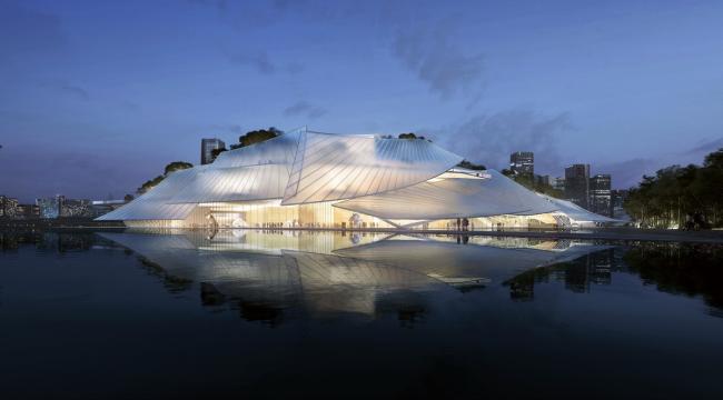 BIM建筑|“一叶轻船”—— MAD博得义乌年夜剧院设计权 BIM建筑|“一叶轻船”—— MAD博得义乌年夜剧院设计权