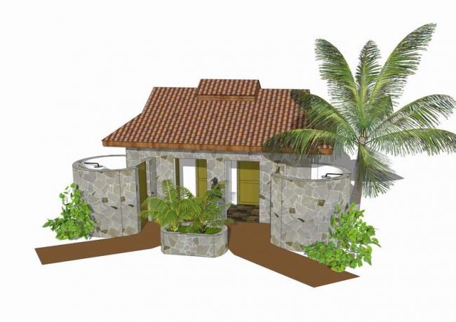 Sketchup小品模型|公共厕所,公园卫生间 Sketchup小品模型|公共厕所,公园卫生间