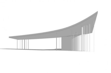 Sketchup素材模型|入口大门,现代风格-BIM建筑网