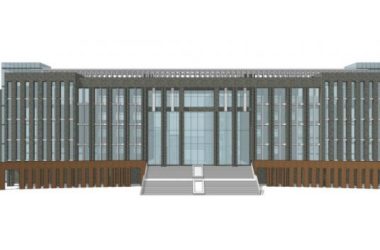 Sketchup办公模型|政府办公楼,现代风格-BIM建筑网