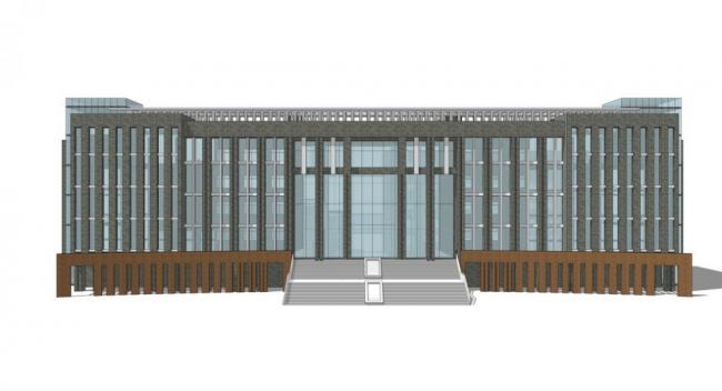 Sketchup办公模型|政府办公楼,现代风格 Sketchup办公模型|政府办公楼,现代风格