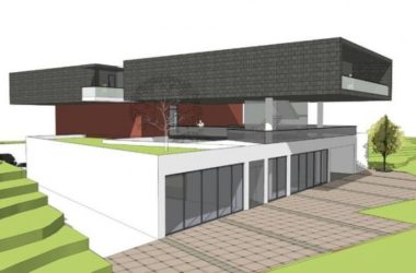 Sketchup商业模型|山地会所,别墅,商业建筑,现代风格-BIM建筑网
