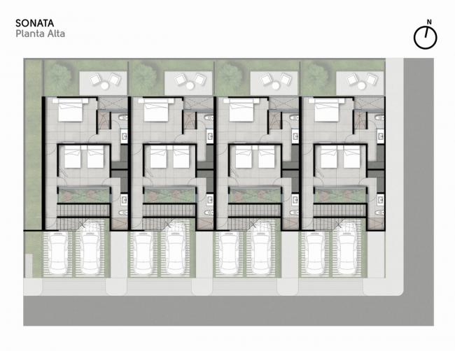 BIM建筑|索纳塔室第,应用楼梯打造交叉的公共及私家空间 / Arkham Projects BIM建筑|索纳塔室第,应用楼梯打造交叉的公共及私家空间 / Arkham Projects