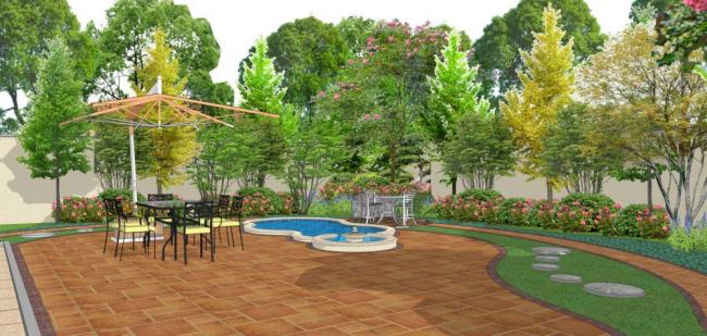 Sketchup景观模型|欧式庭院景观,花园 Sketchup景观模型|欧式庭院景观,花园