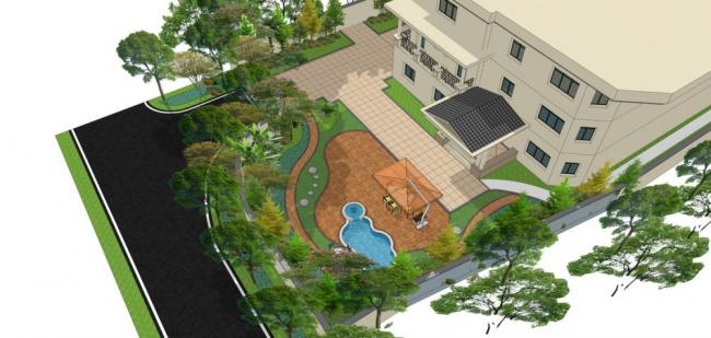 Sketchup景观模型|欧式庭院景观,花园 Sketchup景观模型|欧式庭院景观,花园
