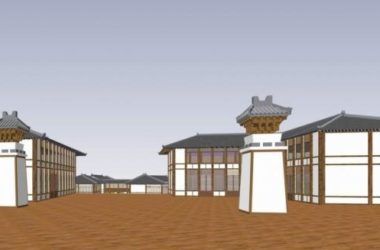 Sketchup商业模型|商业街,中式风格-BIM建筑网