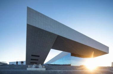 BIM建筑|扬帆远航的“沙漠方船”:克拉玛依区域数字收集把持中间 / 上海华都建筑计划设计-BIM建筑网