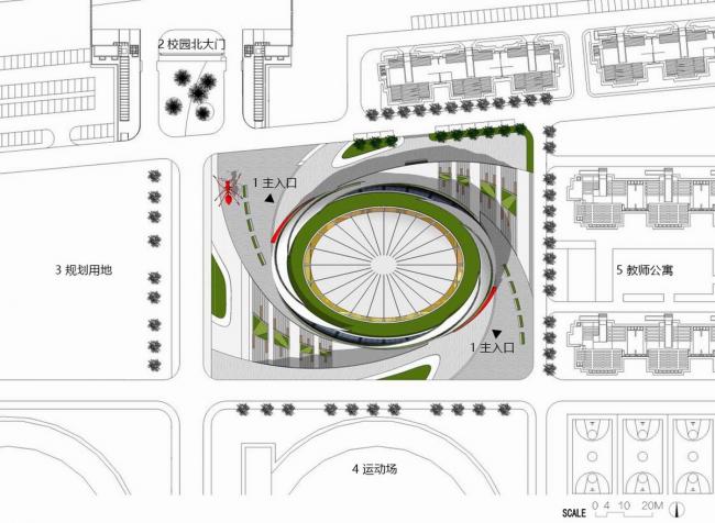 BIM建筑|北京建筑年夜学年夜兴校区体育馆 / 北京建工建筑设计研讨院 BIM建筑|北京建筑年夜学年夜兴校区体育馆 / 北京建工建筑设计研讨院