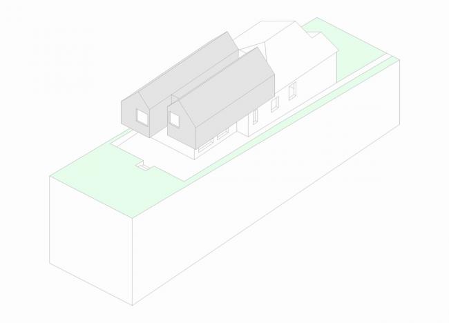 BIM建筑|口角几何修建成的儿童积木:双子顶别墅 / Benn & Penna Architecture BIM建筑|口角几何修建成的儿童积木:双子顶别墅 / Benn & Penna Architecture