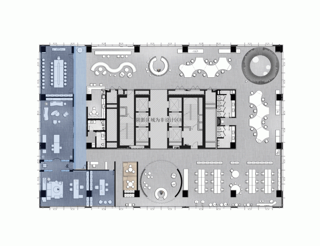 BIM建筑|保利 · 将来年夜都汇办公样板间 / CUN寸DESIGN BIM建筑|保利 · 将来年夜都汇办公样板间 / CUN寸DESIGN