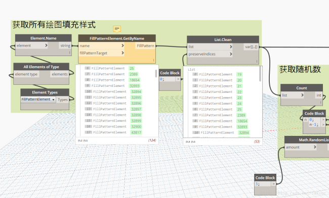 Dynamo_随机获取填充样式 Dynamo_随机获取填充样式