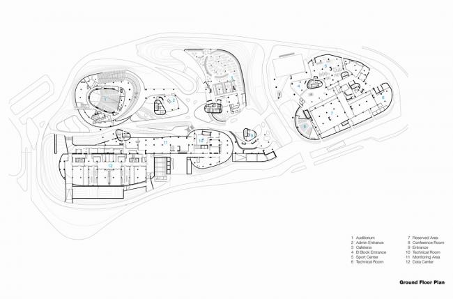 BIM建筑|轻轻“躺”在山丘上的玻璃盒子:加兰蒂银行科技园区 / ERA Architects BIM建筑|轻轻“躺”在山丘上的玻璃盒子:加兰蒂银行科技园区 / ERA Architects