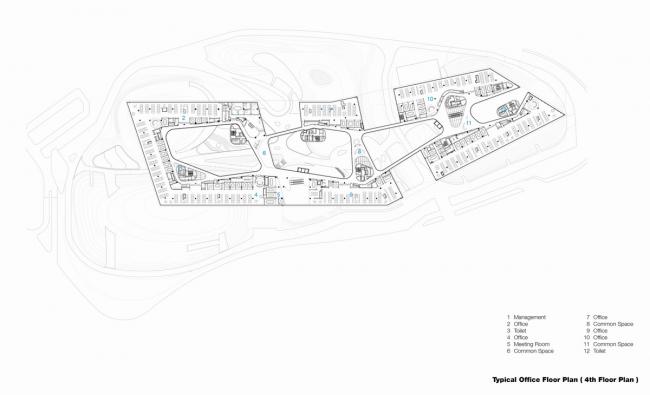 BIM建筑|轻轻“躺”在山丘上的玻璃盒子:加兰蒂银行科技园区 / ERA Architects BIM建筑|轻轻“躺”在山丘上的玻璃盒子:加兰蒂银行科技园区 / ERA Architects