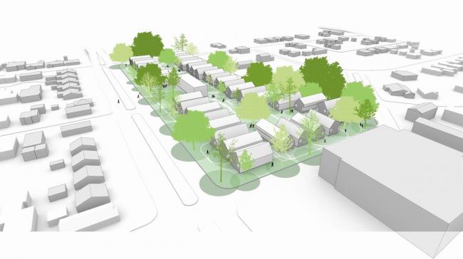 BIM建筑|儿童简笔画里的村落田园社区:Bastion 退伍甲士社区 / OJT BIM建筑|儿童简笔画里的村落田园社区:Bastion 退伍甲士社区 / OJT
