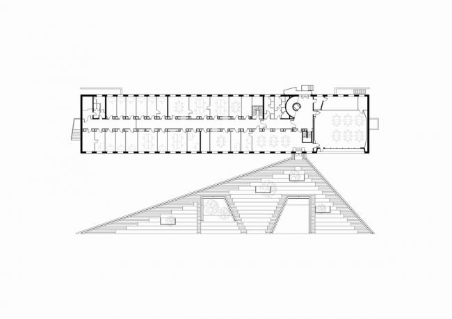 BIM建筑|发展于地面,倾斜直上:丹麦红十字会自愿者之家 / COBE BIM建筑|发展于地面,倾斜直上:丹麦红十字会自愿者之家 / COBE