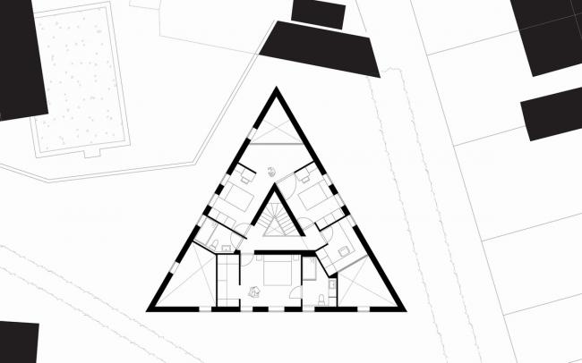 BIM建筑|背对背围绕一体的三角室第/Urban Agency BIM建筑|背对背围绕一体的三角室第/Urban Agency