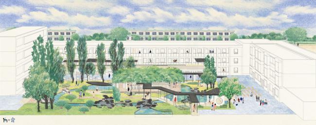 BIM建筑|侠客岛花圃岛天井更新 / 門口建筑工作室 BIM建筑|侠客岛花圃岛天井更新 / 門口建筑工作室