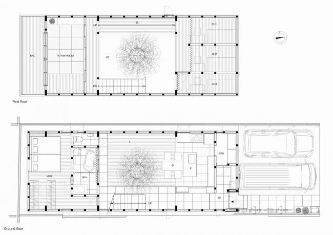 BIM建筑|京都之宅,将天井搬进家里 / 07BEACH BIM建筑|京都之宅,将天井搬进家里 / 07BEACH