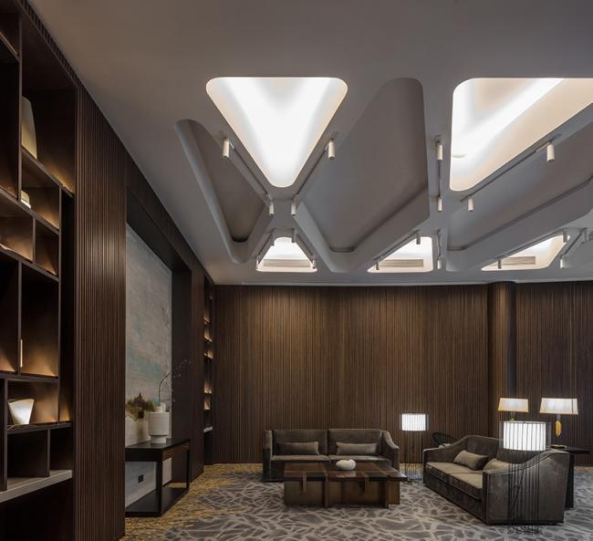 BIM建筑|奔腾而下的山间瀑布:郡安理国际会议中间 / Stylus studio BIM建筑|奔腾而下的山间瀑布:郡安理国际会议中间 / Stylus studio